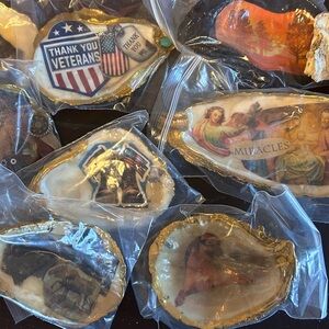 Decorative Oyster Shell Art Collection